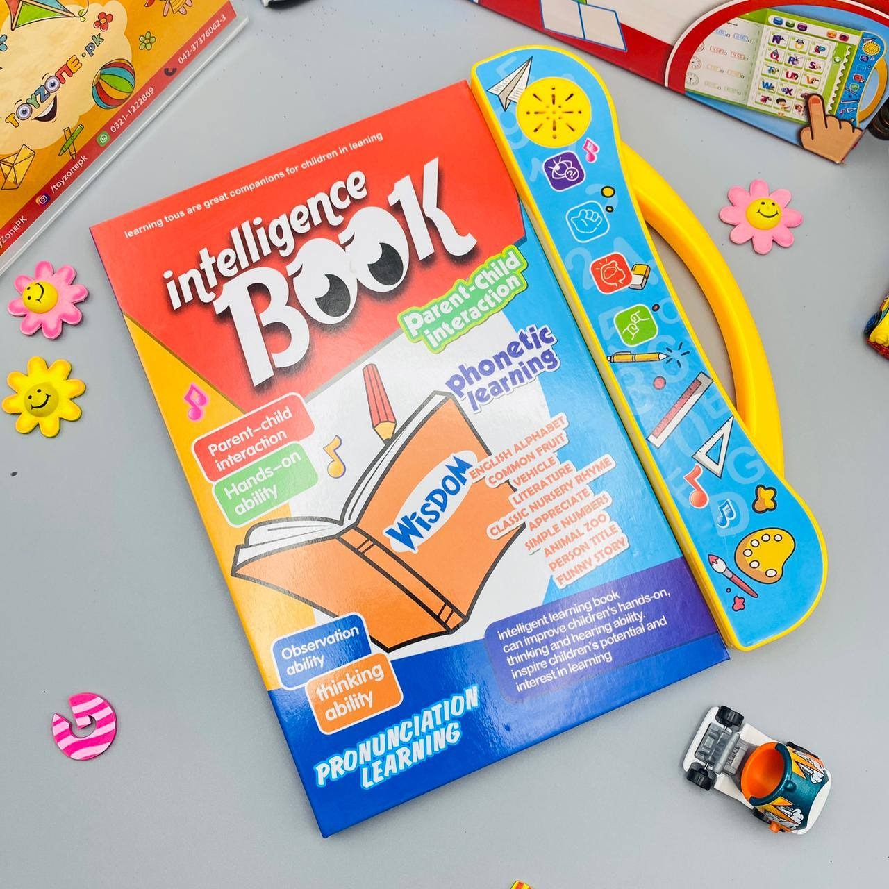 Intelligence Book English Letters Words Learning Language E-book Toddlers Preschool Educational Toys