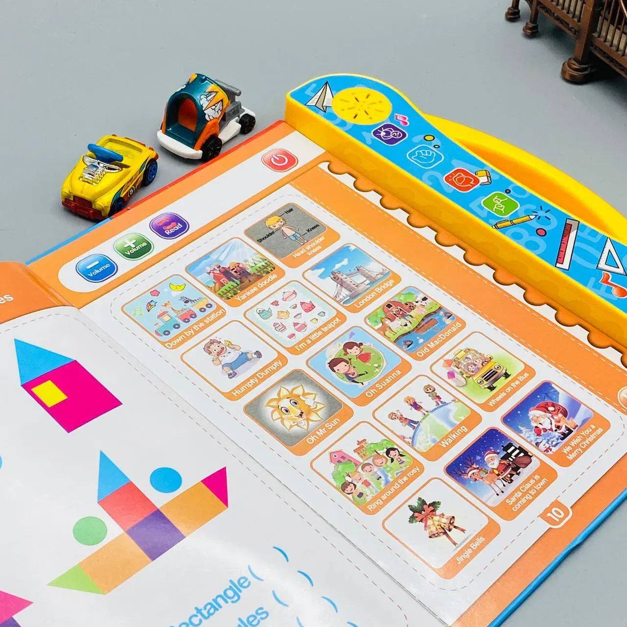 Intelligence Book English Letters Words Learning Language E-book Toddlers Preschool Educational Toys