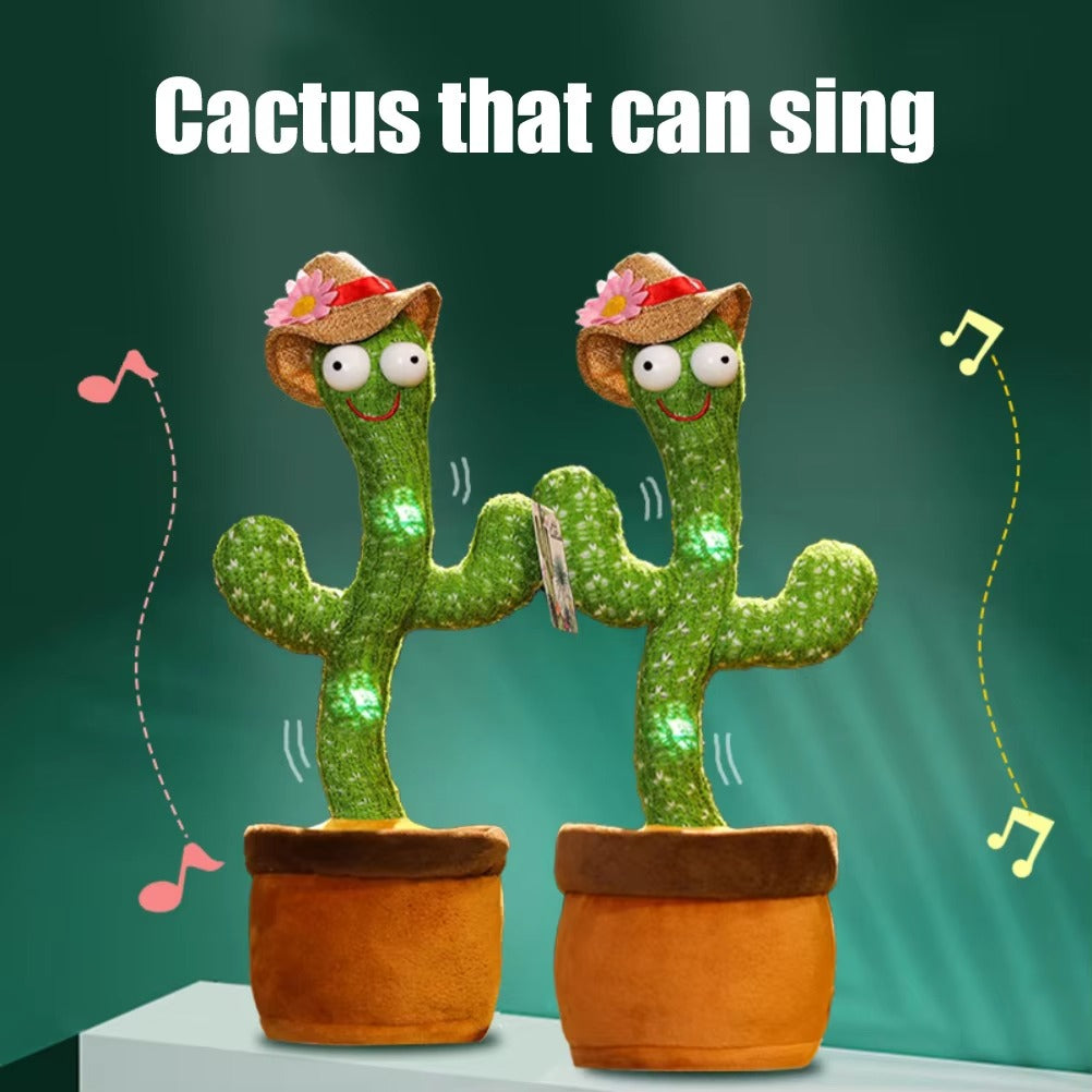 Cute Dancing and Talking Cactus Toy