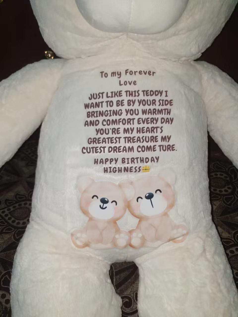 Customised Teddy | 3 Colors | 4 sizes | 2 Scents