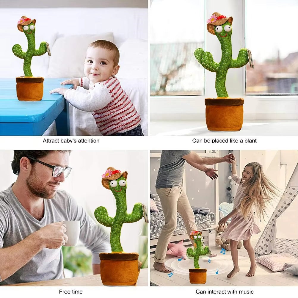 Cute Dancing and Talking Cactus Toy