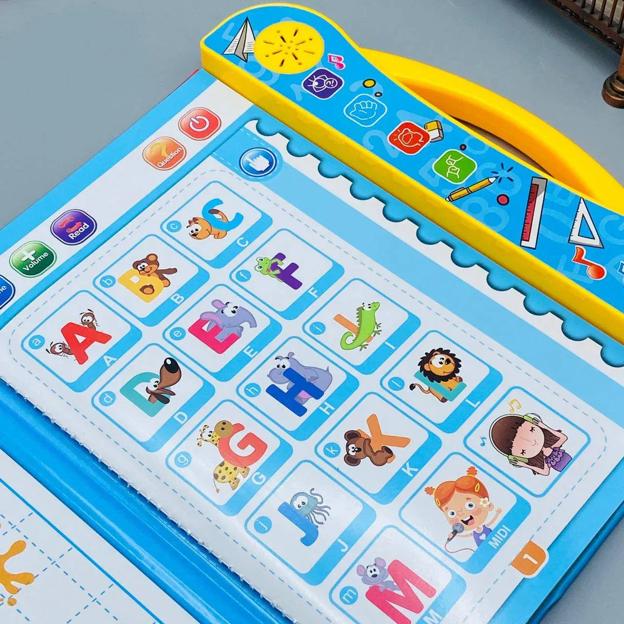 Intelligence Book English Letters Words Learning Language E-book Toddlers Preschool Educational Toys
