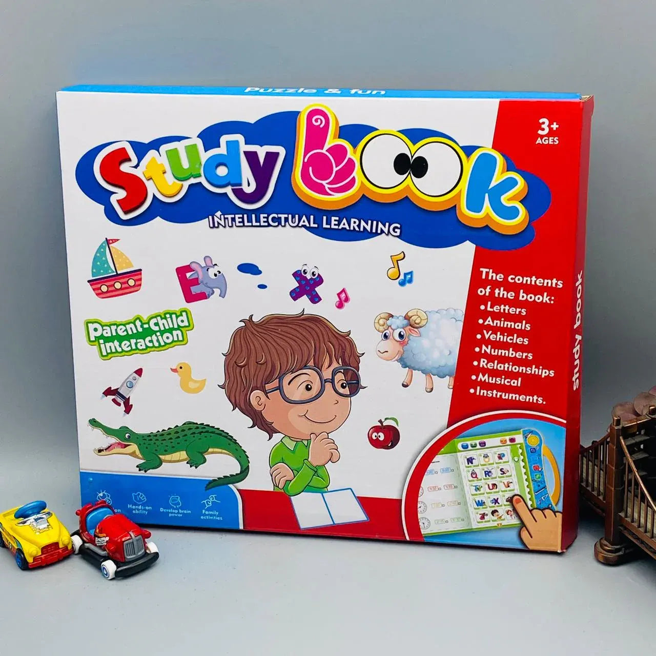 Intelligence Book English Letters Words Learning Language E-book Toddlers Preschool Educational Toys