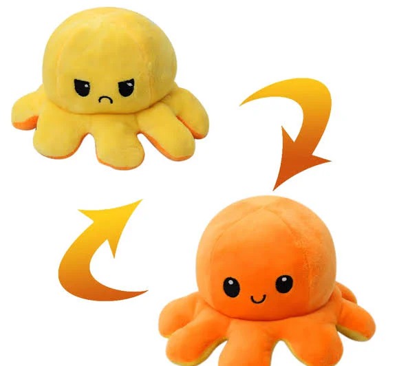 Reversible Octopus | Yellow-Orange