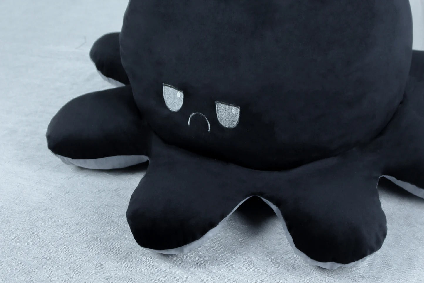 GIANT Reversible Octopus | Black-Grey | 80cm
