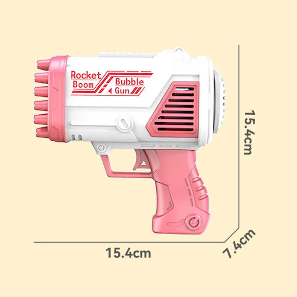 Bubble Machine Gun 32 Holes Blaster For Kids