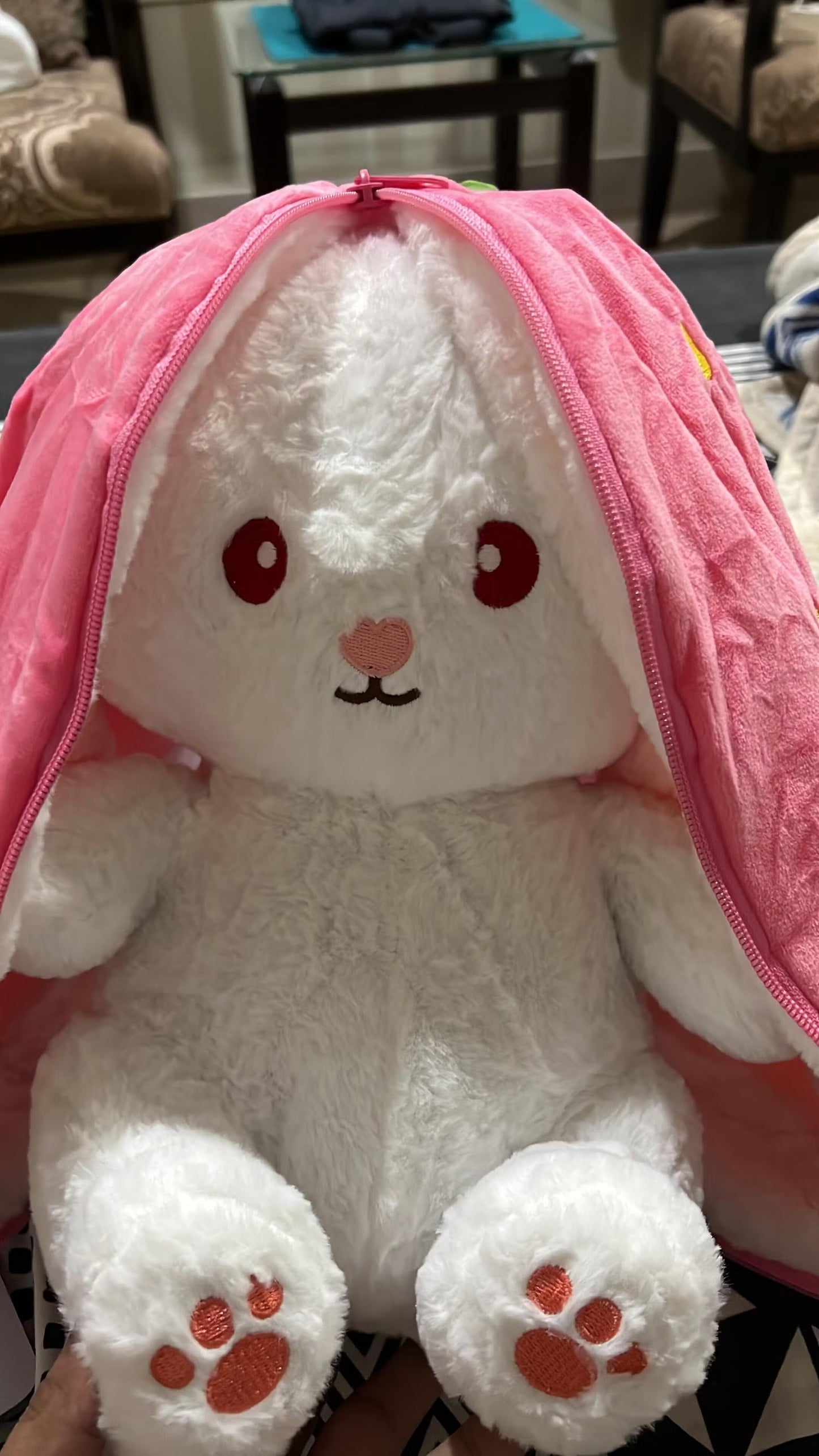 Strawberry Bunny | Pink & Orange | Scented|25cm,35cm & 45cm