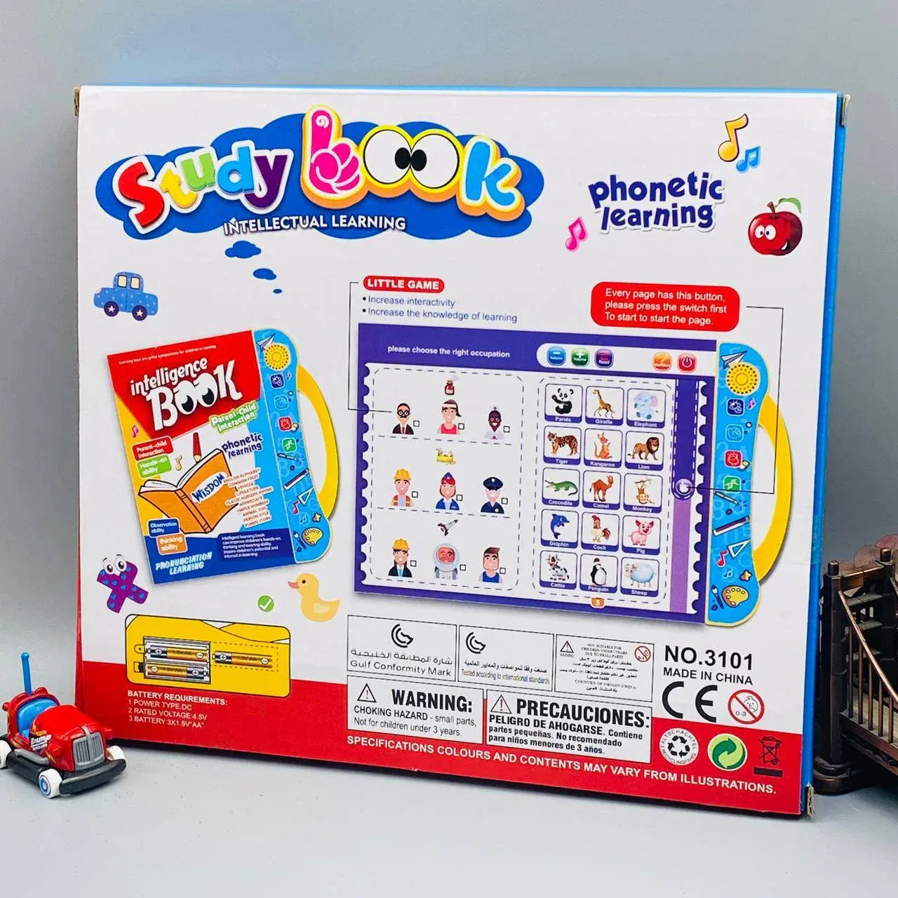 Intelligence Book English Letters Words Learning Language E-book Toddlers Preschool Educational Toys