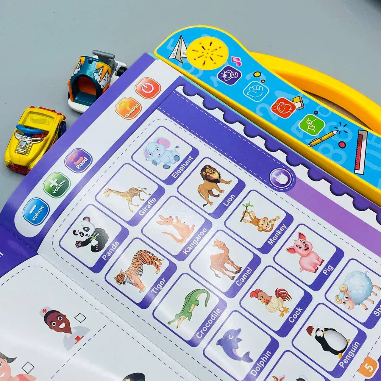 Intelligence Book English Letters Words Learning Language E-book Toddlers Preschool Educational Toys