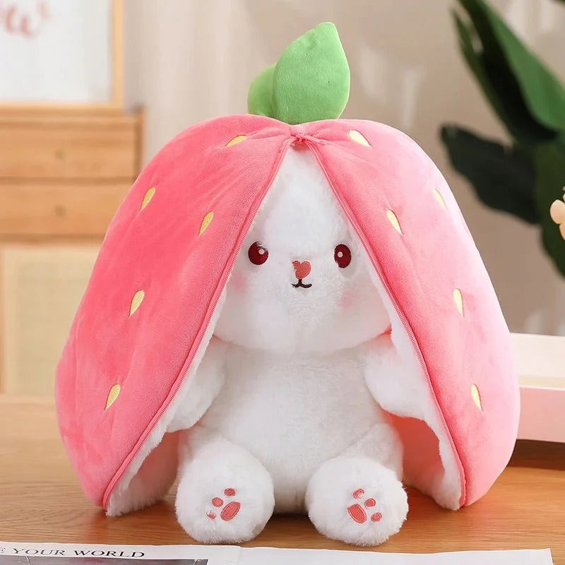 Strawberry Bunny | Pink & Orange | Scented|25cm,35cm & 45cm