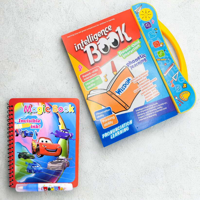 Intelligence Book English Letters Words Learning Language E-book Toddlers Preschool Educational Toys