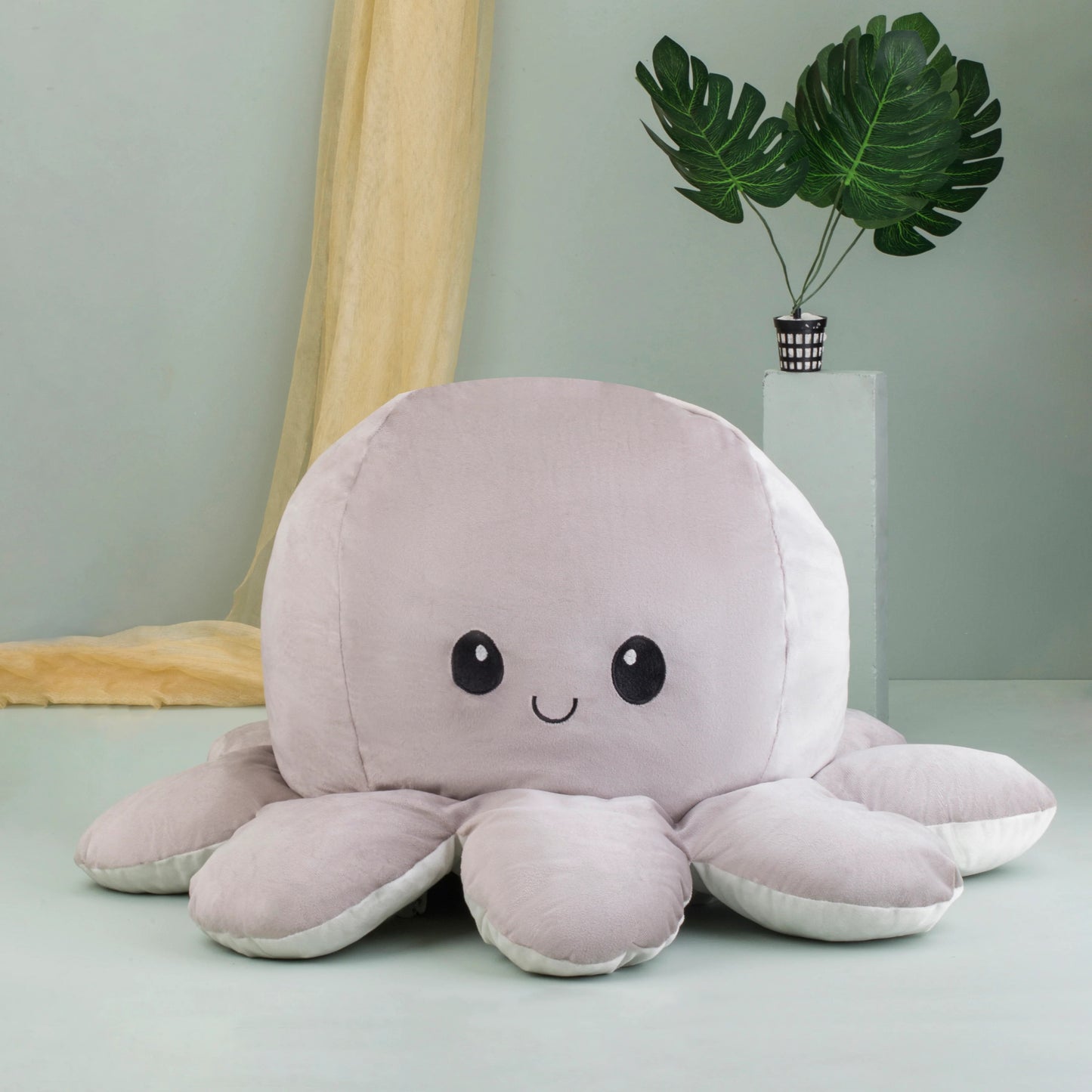 Octopus | White-Grey | 80cm