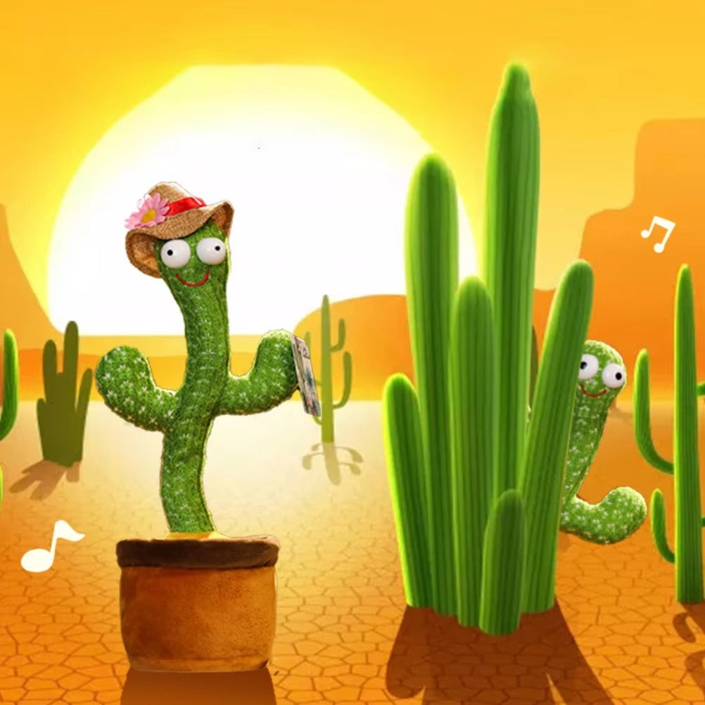 Cute Dancing and Talking Cactus Toy