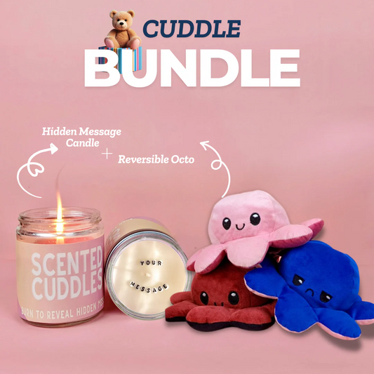 Hidden Message Candle + Reversible Octo 🔥 (Cuddle Bundle)