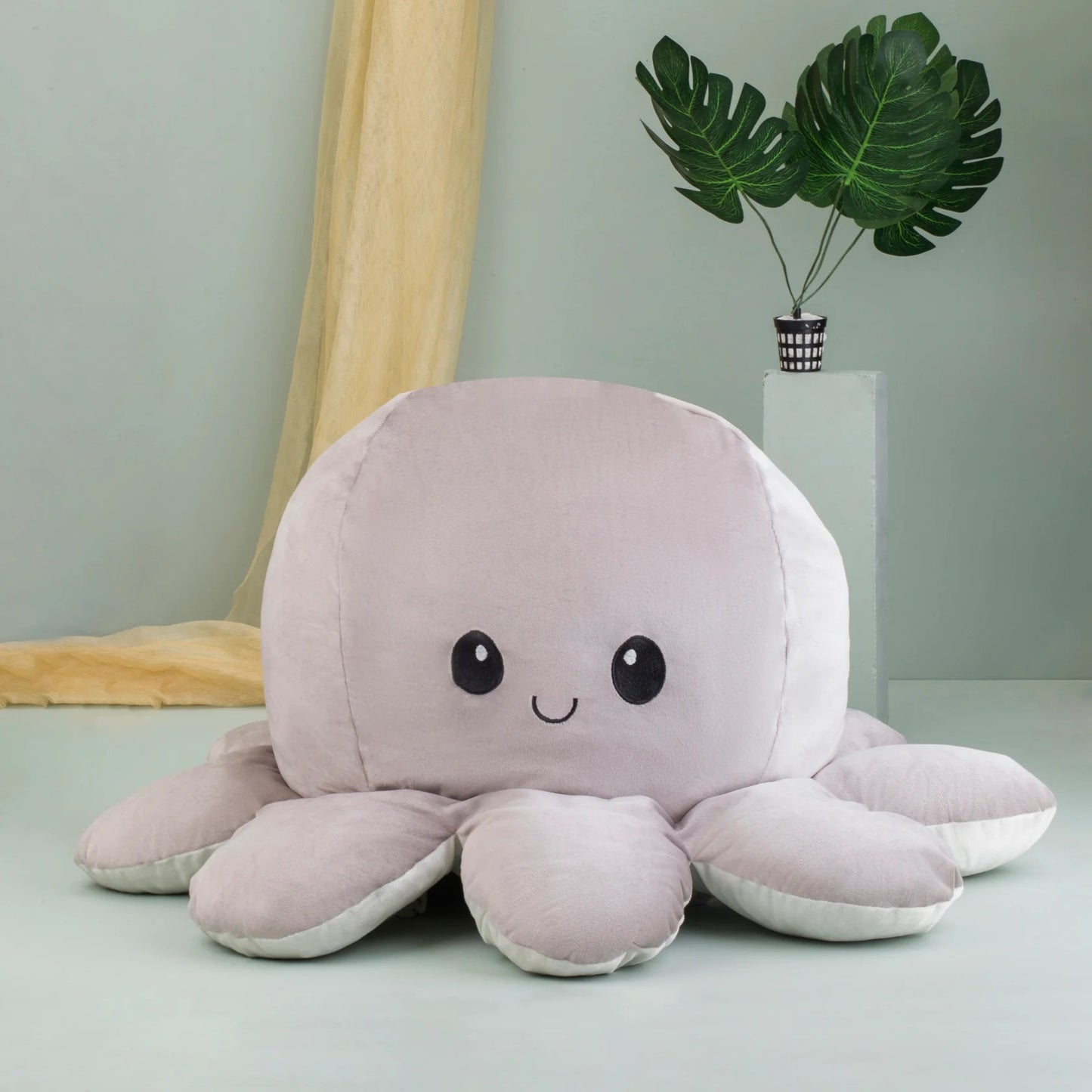 Octopus | White-Grey | 80cm