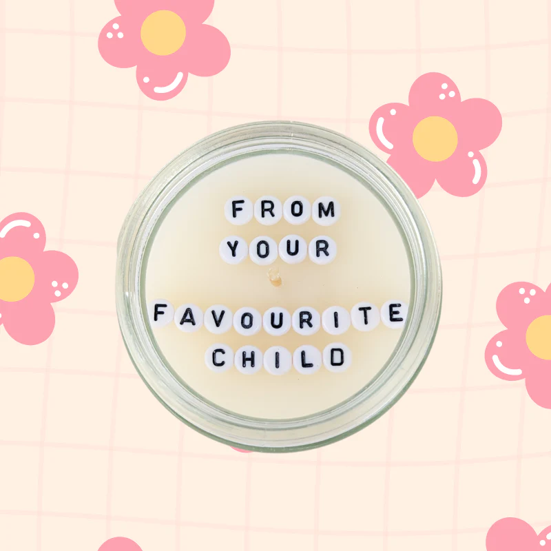 From Your Favourite Child | Hidden Message Candle | 3 Scents