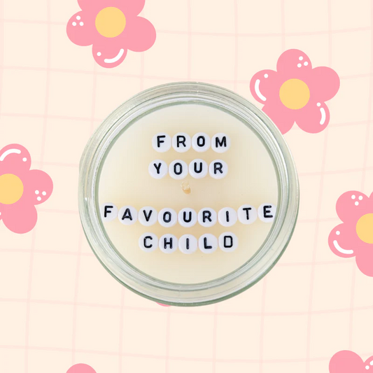 From Your Favourite Child | Hidden Message Candle | 3 Scents