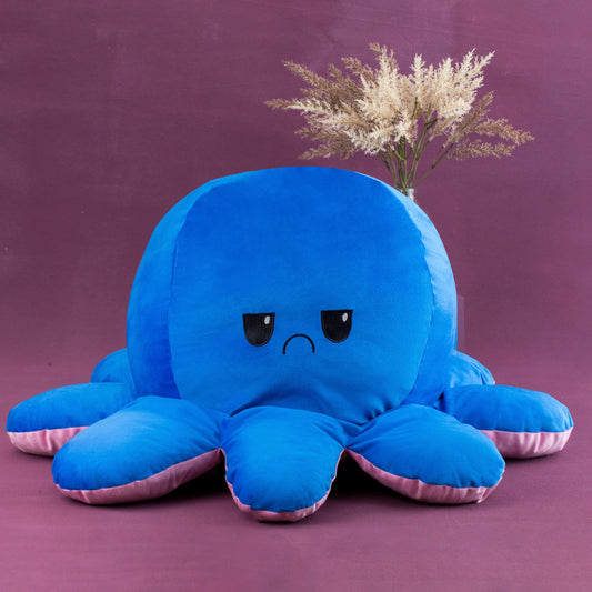 GIANT Reversible Octopus | Blue-Pink | 80cm