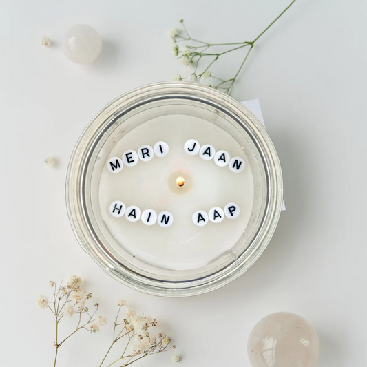 Meri Jaan Hain Aap | Hidden Message Candle | 3 Scents